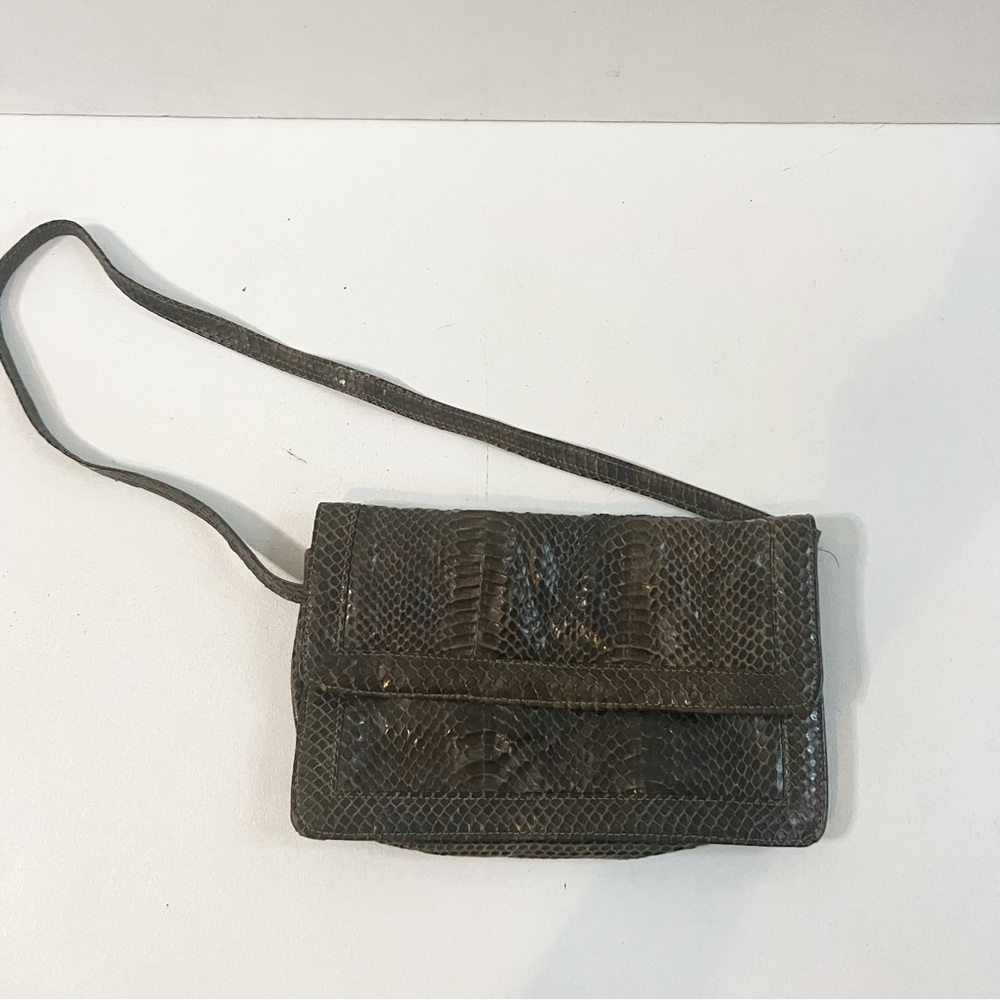 Vintage | Brown Snakeskin Purse